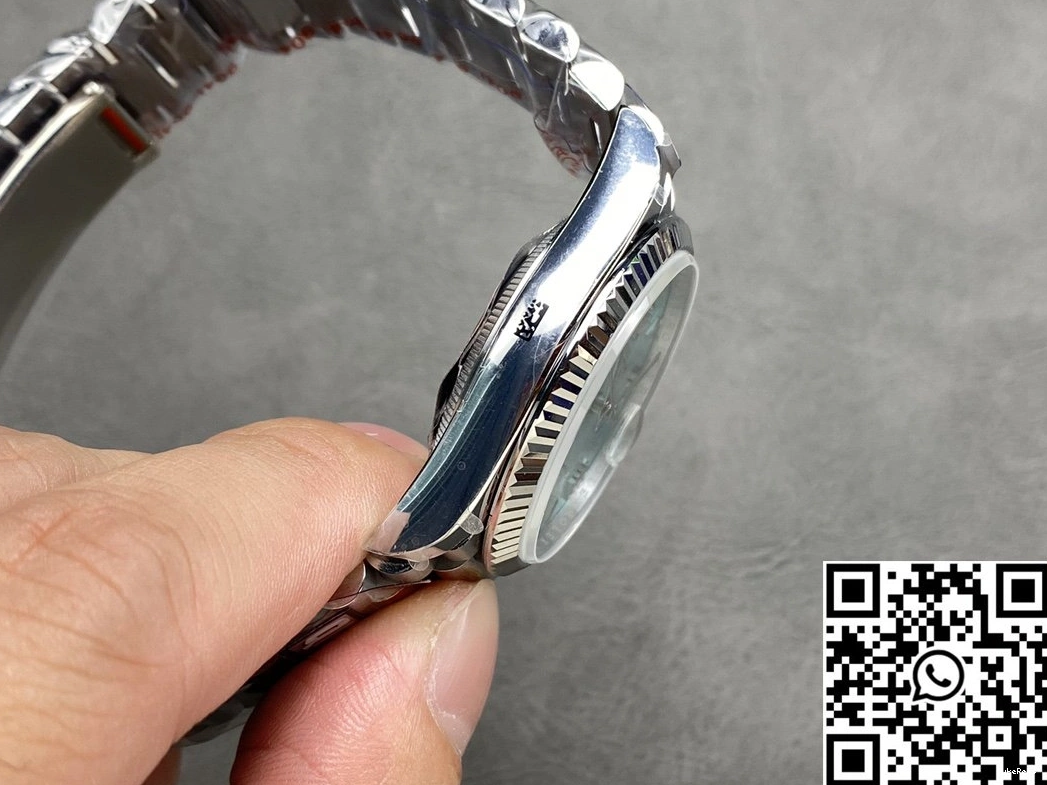 Rolex Day Steel v5 Tungsten M128236-0018 Factory 36mm White QF Date Dial 0410